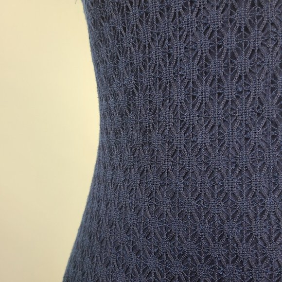 Le Chateau Navy Blue Mini Dress - Picture 4 of 14